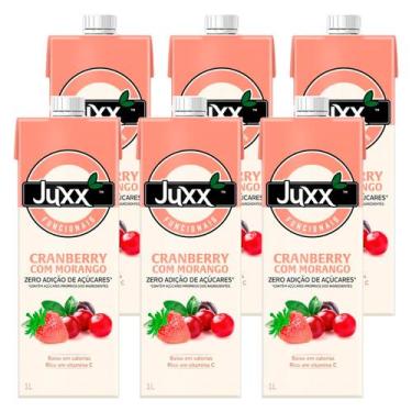 Imagem de Suco Juxx Funcionais de Cranberry com Morango Zero 1l 6un