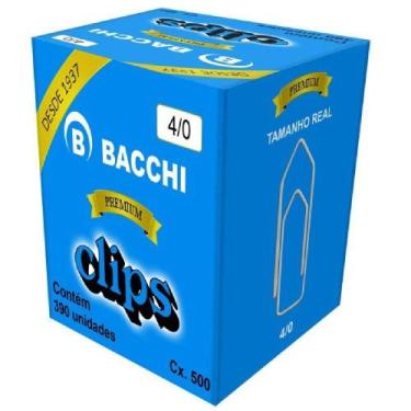Imagem de Clips Galvanizado 4/0 com 390 Unidades BACCHI