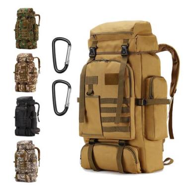 Imagem de Mochila de trilha 80 L impermeável e leve com mosquetão - Marca Própri