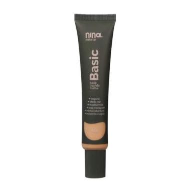Imagem de Nina makeup base liquida basic matte 09 25g