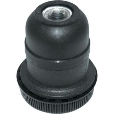 Imagem de Soquete Abajur Rosca Com Tampa Perlex Preto 1108Pr
