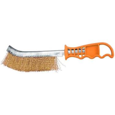Imagem de Escova Aço Carbono Manual Cabo Plástico Para Limpeza - Sparta