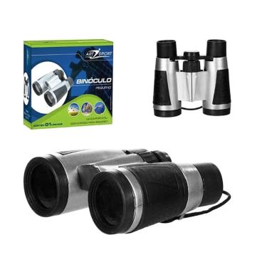 Imagem de Binóculo Infantil Portátil Art Sport com Ajuste de Foco e Design Anatômico Preto Yeet 10CM