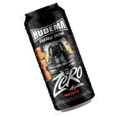 Imagem de Energético Hudema Energy Drink 473 ml Edição Limitada Opala Carbon Lat