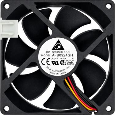 Imagem de Ventoinha AFB0924SH-A 24V 0.50A 12W 3L 3 Pinos 92X92X25MM A2 - Delta