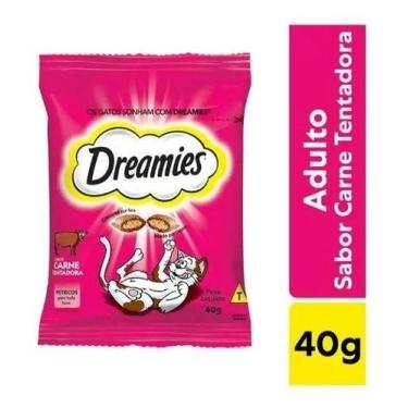 Imagem de Petisco Dreamies Carne Para Gatos Adultos 40 G - Congratulations Store