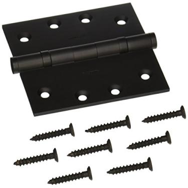 Imagem de Baldwin Dobradiça de encaixe quadrada com rolamento esférico 1041190I, preta