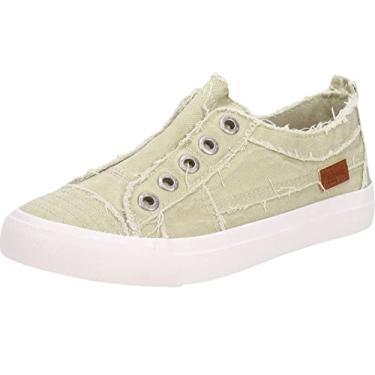 Imagem de Blowfish Malibu Tênis feminino Play Canvas, Tela de abacate fumê de 473 ml, 7.5