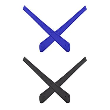 Imagem de Mryok 2 pares de kits de substituição para fones de ouvido Oakley Gasser 0,5 OX5088 - azul e preto