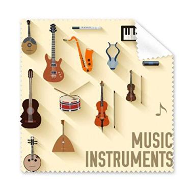 Imagem de Pano de limpeza com combinação de instrumentos musicais, 5 peças