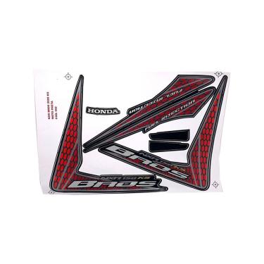 Imagem de Kit Jogo Adesivo Faixa Nxr Bros 150 2009 Ks Preto