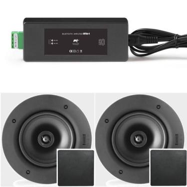 Imagem de Amplificador AAT BTA-1 BT 60W RMS + 2 CXS AAT NQ6 100 Preto