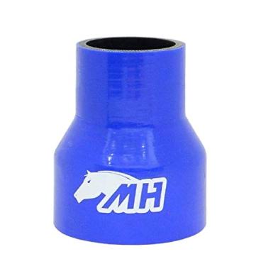 Imagem de Mangote em Silicone Redutor Reto 3" para 2" polegadas (76mm para 51mm) x 100mm - Azul