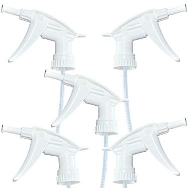 Imagem de Cabeças de spray de espuma duráveis que levantam sujeira, pacote com 3. Melhores peças de substituição de bocal resistentes para garrafas de plástico ou vidro grandes, de 850 ml. Bicos de espuma perfeitos para limpeza de casa e banheiro ou detalhes automáticos, 5 Pack