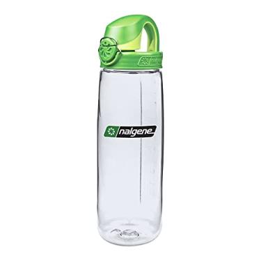Imagem de Nalgene Garrafa de água livre de BPA On the Fly, transparente, com verde, 680 g