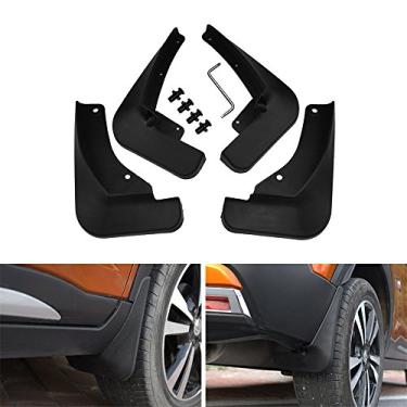 Imagem de 4 peças de abas de lama dianteiras traseiras para-lama, para-lama, protetores de respingo, serve para Nissan Kicks 2016 2017 2018 2019 2020