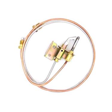 Imagem de Queimador de piloto de água com termopar piloto e tubo LP propano 1 conjunto termopar de 0,5 metros M9x1, tubo de alumínio 0,55 metros