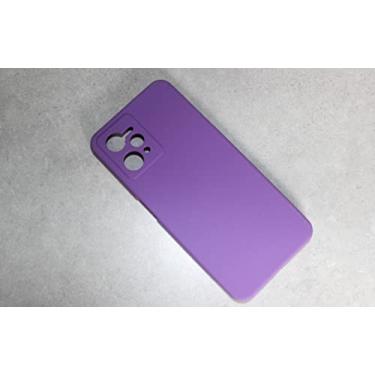 Imagem de Capa Silicone Premium para Novo REALME C35 ou V25 - ROXA