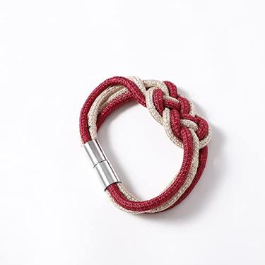 Imagem de 1 peça para decoração de casa cortina magnética corda de gravata simples e versátil fivela de cortina para cortinas para sala de estar clipe de cortina de armazenamento, g