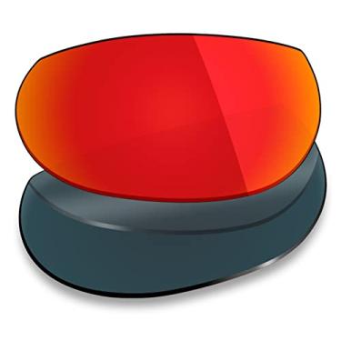 Imagem de Mryok Lentes de reposição polarizadas para torradeira Smith – Vermelho fogo