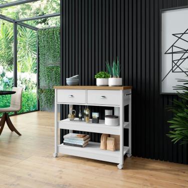 Imagem de Carrinho Churrasco Ditália 2 Gavetas BA-135