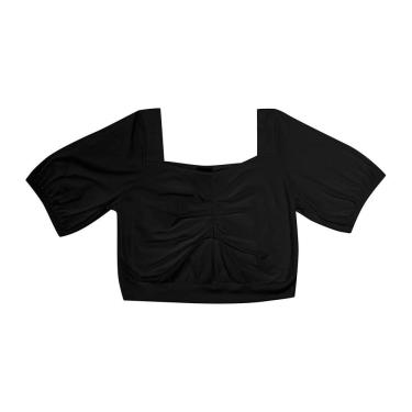 Imagem de Blusa Cropped Rovitex Teen Preto