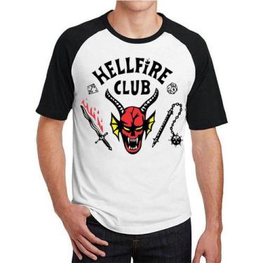 Imagem de Camiseta Stranger Things Hellfire Club Manga Curta Série - Modatop