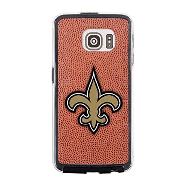 Imagem de NFL New Orleans Saints Classic Football Pebble Grain Feel No Wordmark Samsung Galaxy S6 Case, Marrom