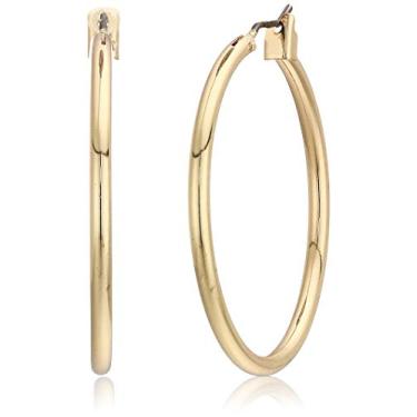 Imagem de Napier Brincos de argola médios dourados femininos