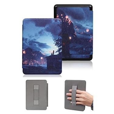 Imagem de Capa durável para o Kindle de 11ª geração a ser lançado em 2022, capa à prova d'água com função de despertar e dormir automática e alça de mão