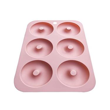 Imagem de CavidaDonut Pan - Rosquinha Silicone Antiaderente | 6 donuts tamanho normal, faça bagels biscoito bolo donut perfeitos e lavável na máquina lavar louça fácil Fovolat