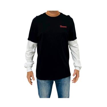 Imagem de Camiseta Element Manga Longa Layers Preto