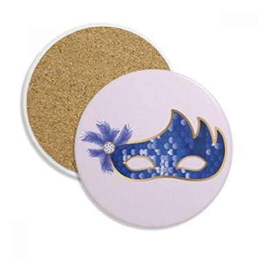 Imagem de Caneca Blue Head Happy Carnival Of Venice Porta-copos com proteção de mesa pedra absorvente