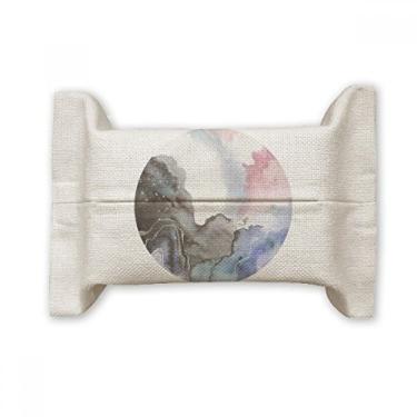 Imagem de Capa de papel para lenços faciais, sombreamento abstrato, para aquarela, bolsa de linho de algodão