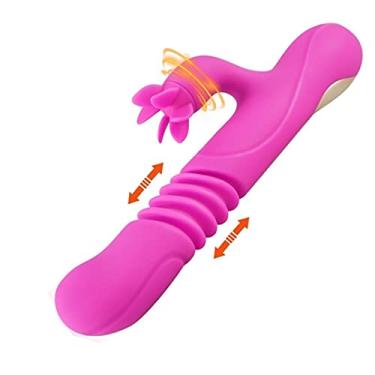 Imagem de Vibrador de Aquecimento Língua Dupla Eróticos Brinquedos Sexuais Estimulador Ponto G Zatla Shop
