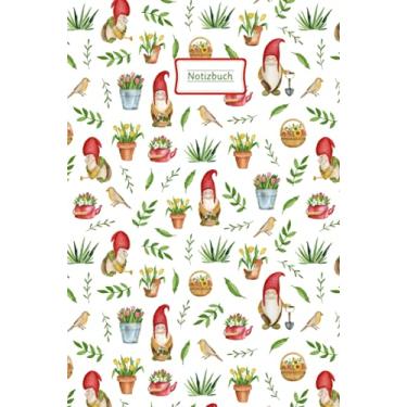 Imagem de Notizbuch: Garten Zwerg 1. Hardcover, Liniert, 160 Seiten, 15,24 cm x 22,86 cm (ca. A5 Größe)