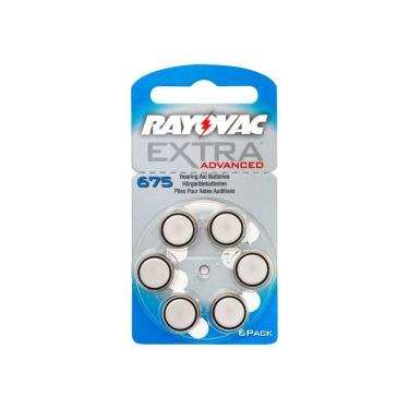 Imagem de Pilha Auditiva Rayovac Implante Coclear Tamanho 675 com 6 Unidades