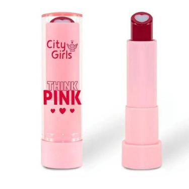 Imagem de Batom Balm Think Pink City Girls
