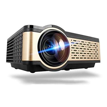 Imagem de Projetor YADECL 4000 Lumens portátil Home Theater Cinema Suporte 1080p com presente (cor: versão WiFi)