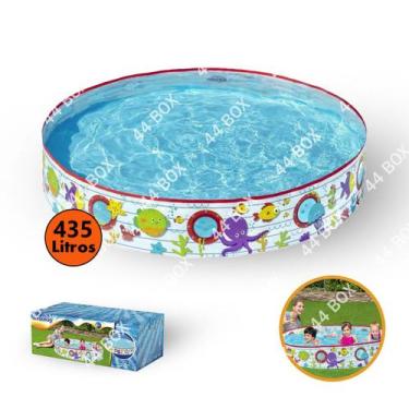 Imagem de Piscina Semirrígida 435L Infantil Fundo Do Mar Verão Oferta - Bestway