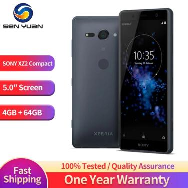 Imagem de Sony-Xperia XZ2 Compact Mobile Phone  Smartphone Android  4G  5 0 ''  4GB  64GB  Cartão SIM único