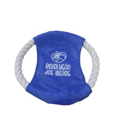 Imagem de Brinquedo Corda Lançador Mordedor Frisbee Para Cachorro