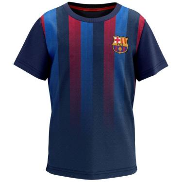 Imagem de Camiseta Braziline Stamina Barcelona Infantil - Marinho