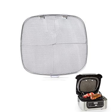 Imagem de KINLYBO Protetor contra respingos de aço inoxidável de substituição para Ninja Foodi AG301, acessórios de tela de respingo de malha fina para churrasqueira interna Ninja Foodi AG300, AG300C, AG301C,