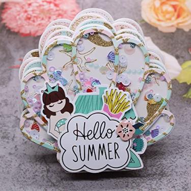 Imagem de KSCRAFT Estêncis de matriz de corte de metal grande para scrapbook faça você mesmo em relevo decorativo cartão de papel faça você mesmo