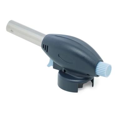 Imagem de LYOR - Maçarico Culinário Portátil de Aço Inox Azul 17cm x 6,5cm x 5cm