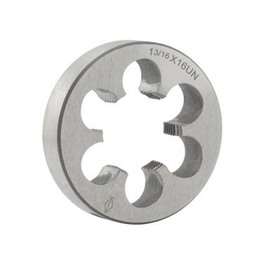 Imagem de Aceteel 1 3/16" - 16 UN molde redondo, matriz de rosca para máquina de mão direita 1-3/16 x 16 UN