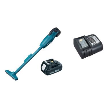 Imagem de Aspirador De Pó Dcl180z Makita Com Carregador E Bateria Cor Azul 110v/220v Dcl 180