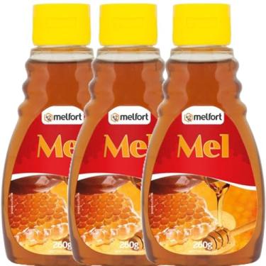 Imagem de Kit 3 Bisnagas de 260 Gramas de Mel Silvestre Puro