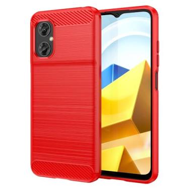 Imagem de Capas para Xiaomi POCO M5 4G.Caso básico,Botão de pressão flexível / 360 ° Proteção completa,Anti-fingerpirnts